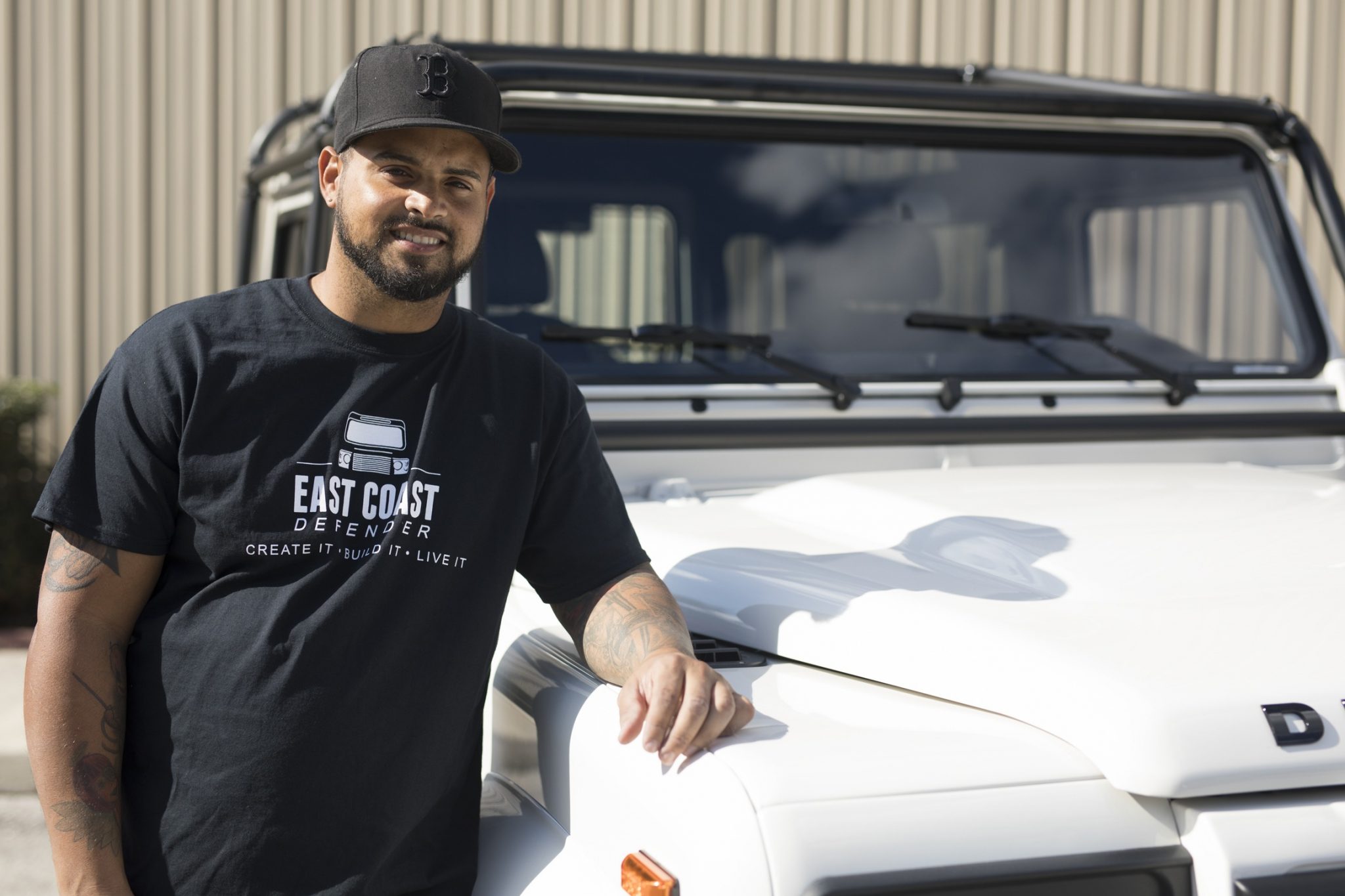 Custom Defender Paint Body Prep Team