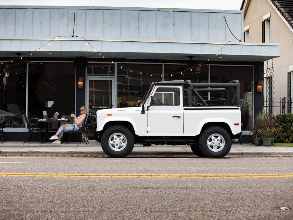 custom defender 90