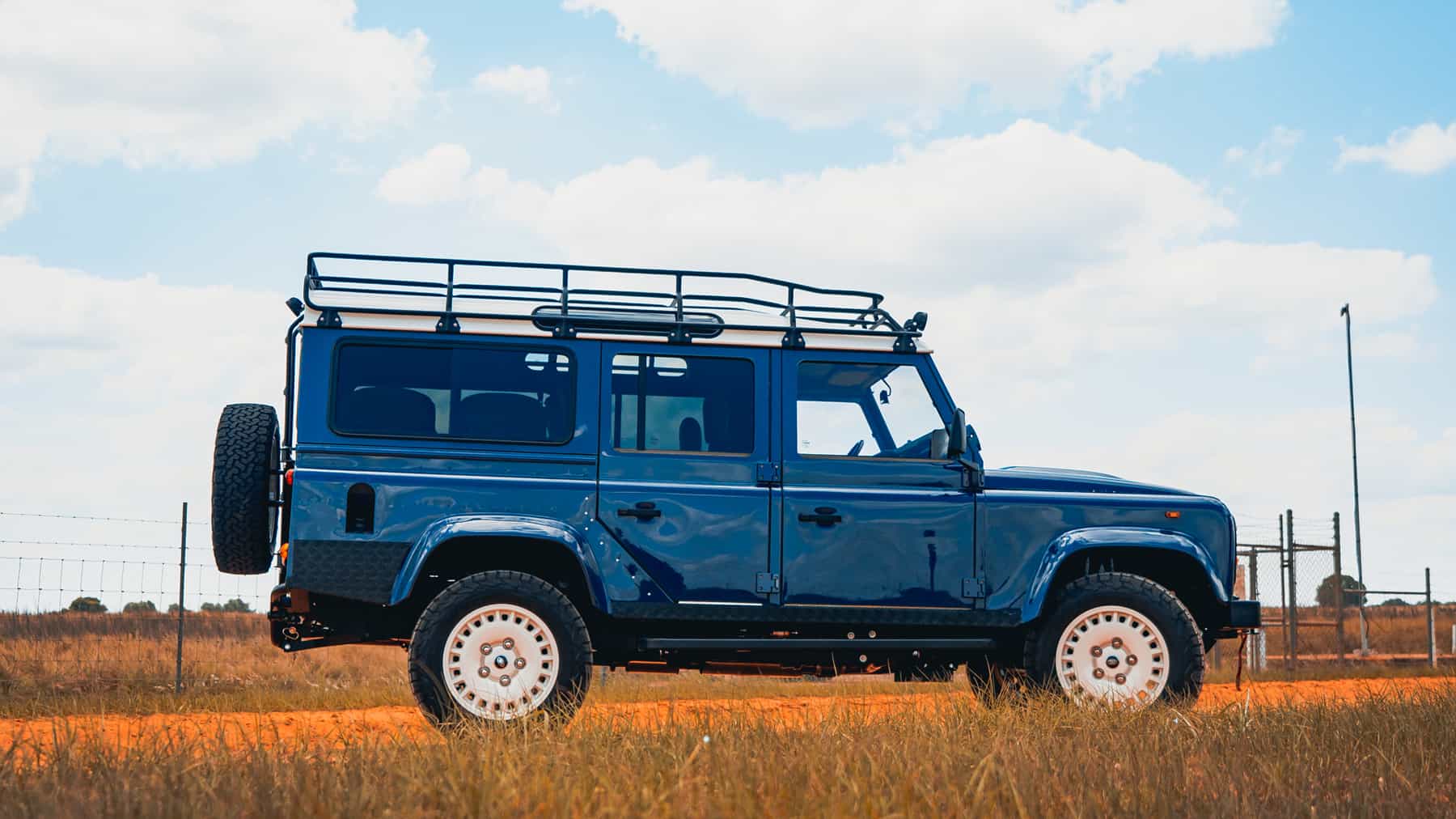 custom defender 110