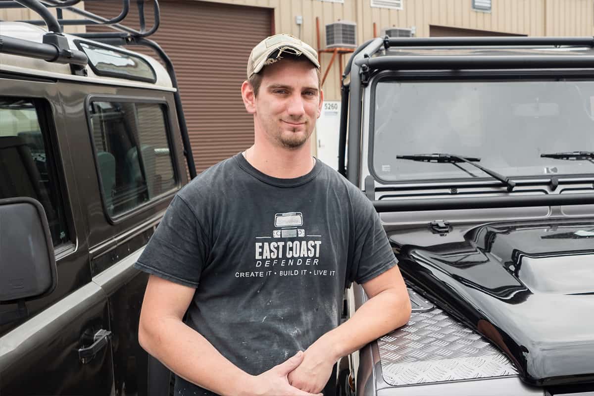 custom defender paint lead