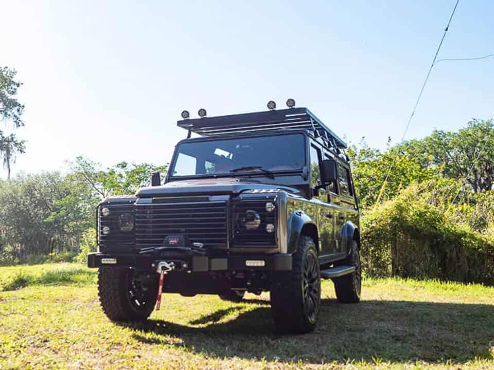 custom defender 110