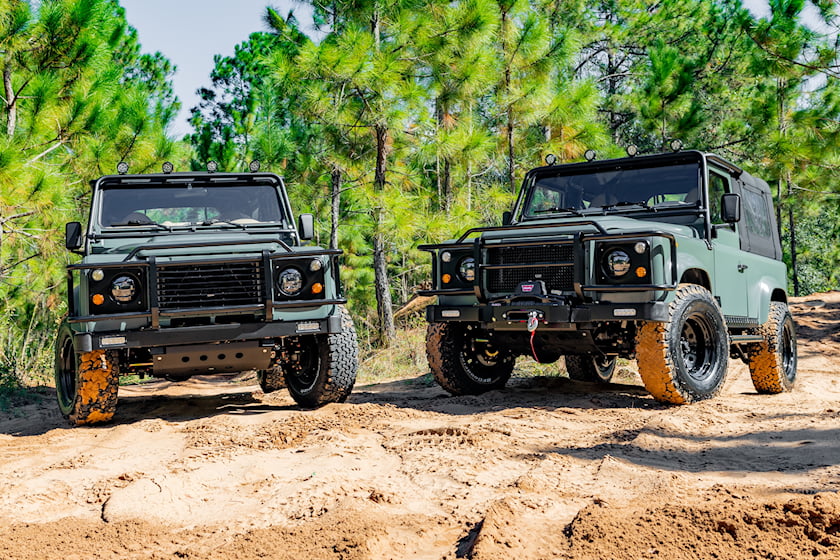 CarBuzz ECD Automotive Unveils Custom Land Rover Defender 90 Duo 
