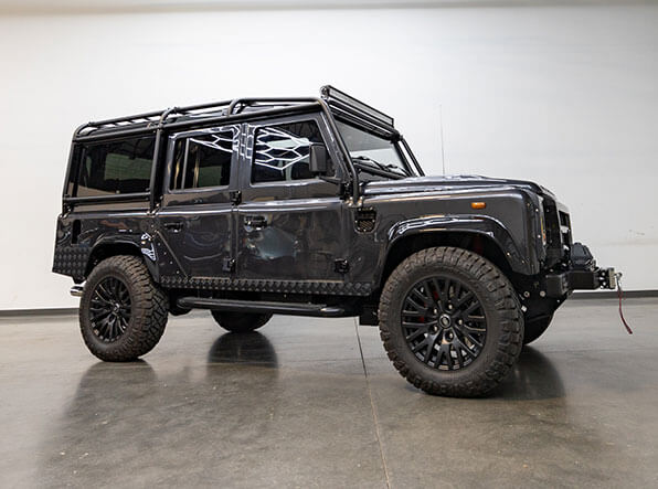 Custom Defender in Causeway Gray