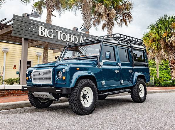 Blue Customized Defender 110